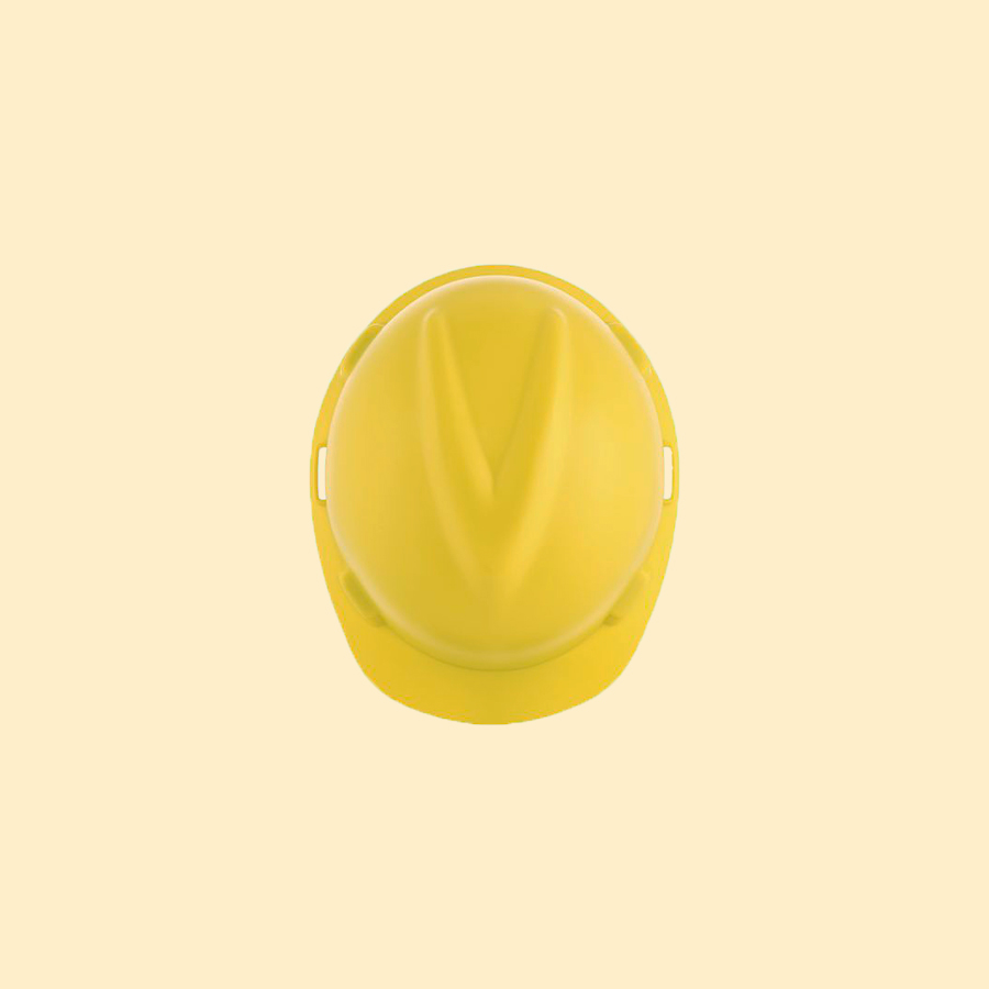 Yellow hard hat