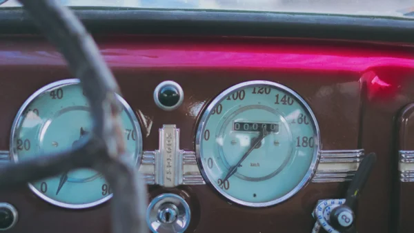 drivers seat point of view with steering wheel