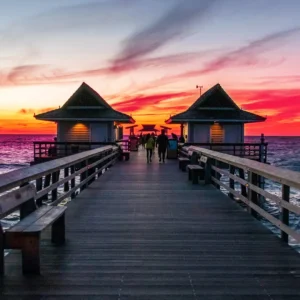 Florida Pier at sunset