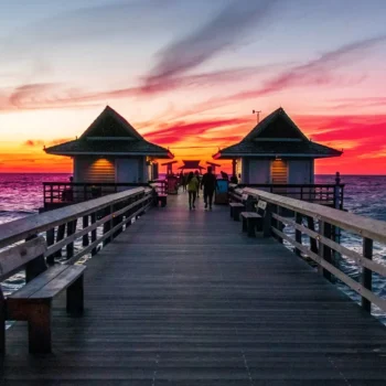 Florida Pier at sunset